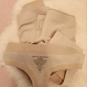 Victoria's Secret beige thong panties XL